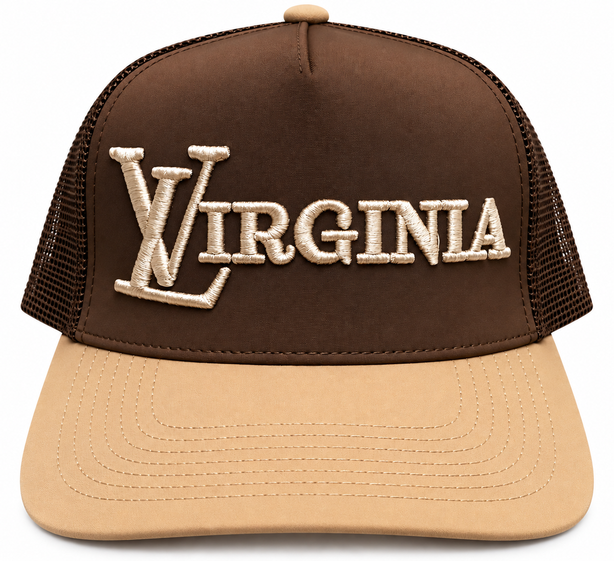 Virginia Culture Snapback | Tan & Brown Fall Collection