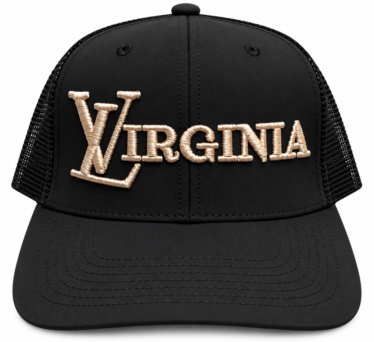 Virginia Culture Snapback | Black & Cream